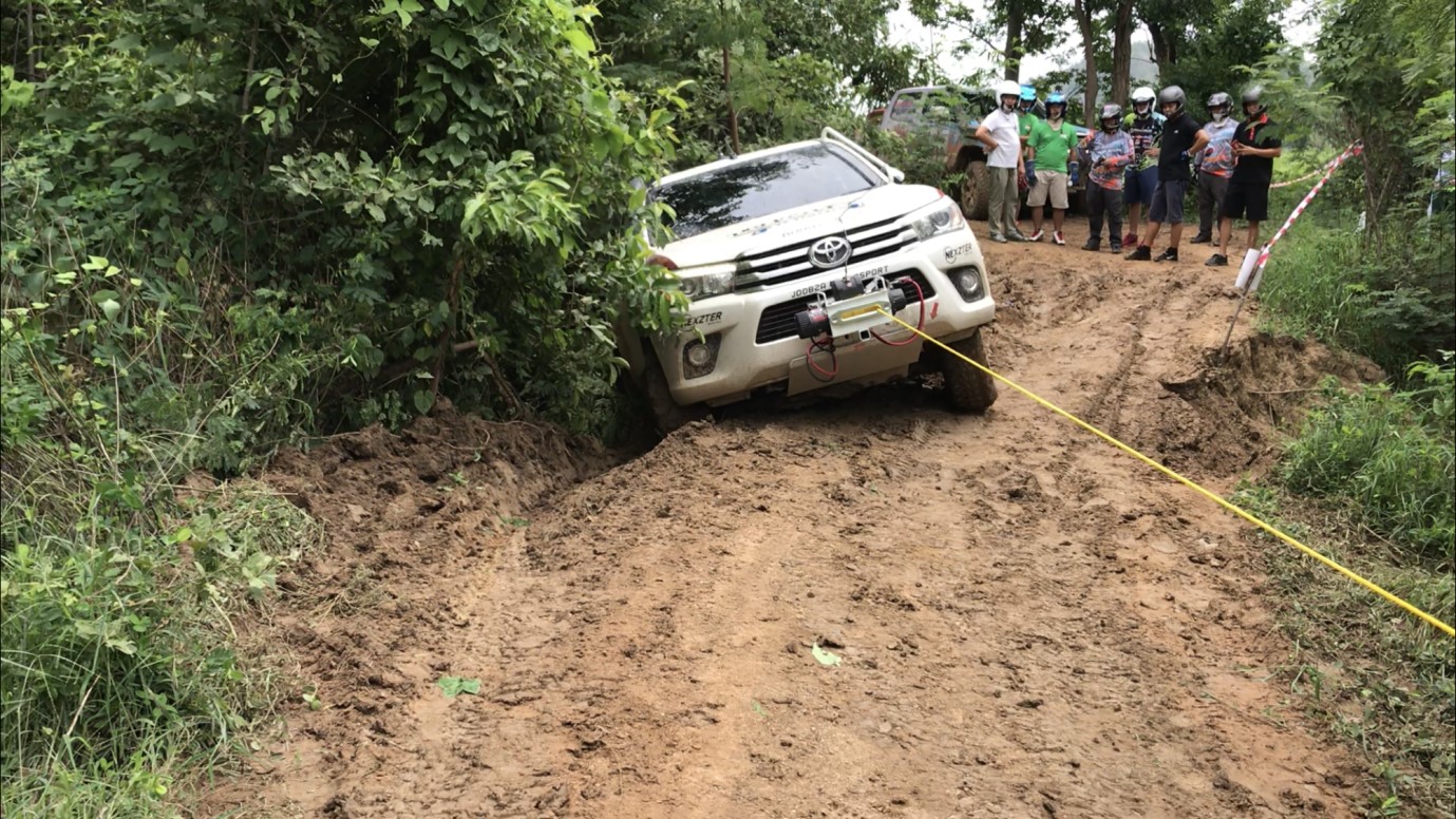 The i Taiwan rally car took part in multiple rescue missions.